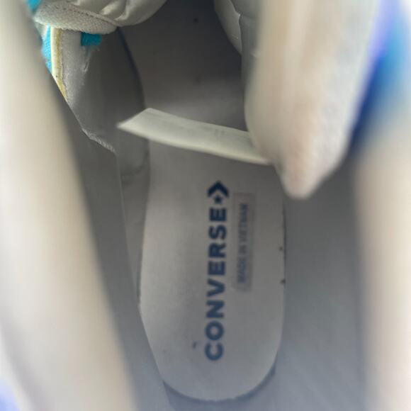 Converse ERX Impress High Top Mens Size 11.5 Iridescent White Sneakers - Picture 9 of 12